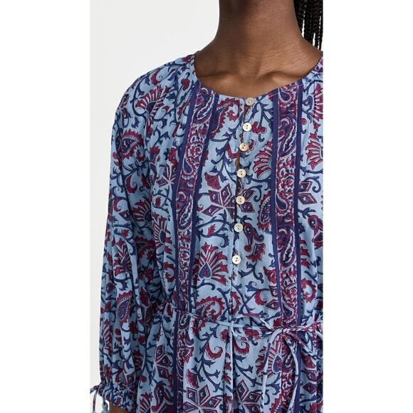 Cleobella Faith Caftan Midi Dress Size Large MSRP: $268 - Picture 5 of 15